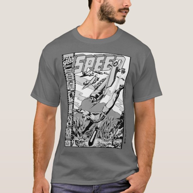 Camiseta SPEED Comics dos anos 40 (Frente)