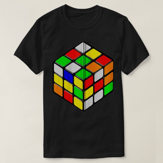 Camiseta Speed Cubing Puzzle Cube for Men Women Zip  (Frente do Design)