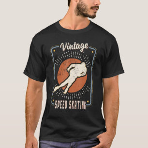 Camiseta Speed Skating Vintage Retro Classic Sport Love 1