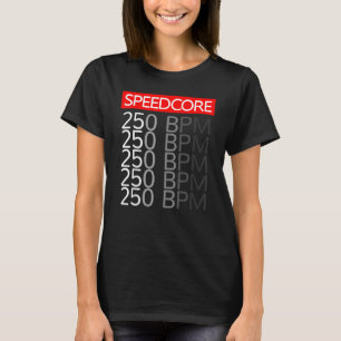 Camiseta Speedcore Hardcore Gabber Uptempo Hakke Rave Bpm F