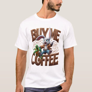 Camiseta Speedy Bunny Races Turtle Me Comprar Café