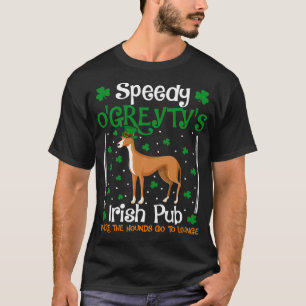 Camiseta Speedy O'Greyty Irish Pub Funny Greyhound Rua