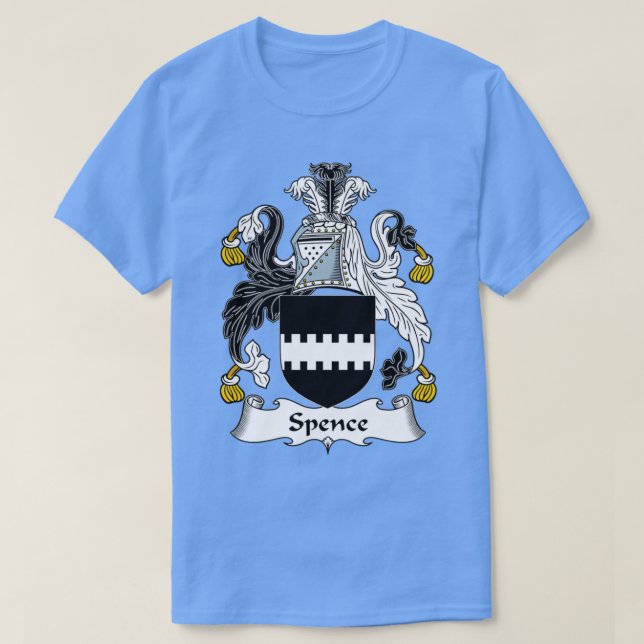 Camiseta Spence Casaco de Braços Crest 2 (Frente do Design)
