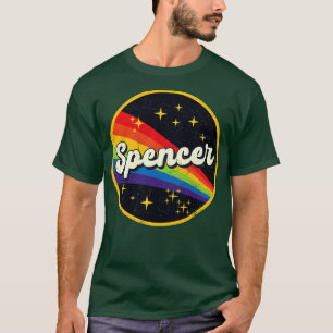 Camiseta Spencer Rainbow No Espaço Vintage GrungeStyle