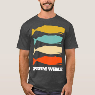 Camiseta Sperm Whale Spermwhale Retro Vintage Design