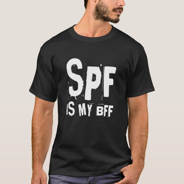 Camiseta SPF é o meu Dermatologista Dermatologista BFF (Frente)