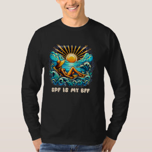 Camiseta SPF é o meu protetor solar BFF, curtimenta, sol de
