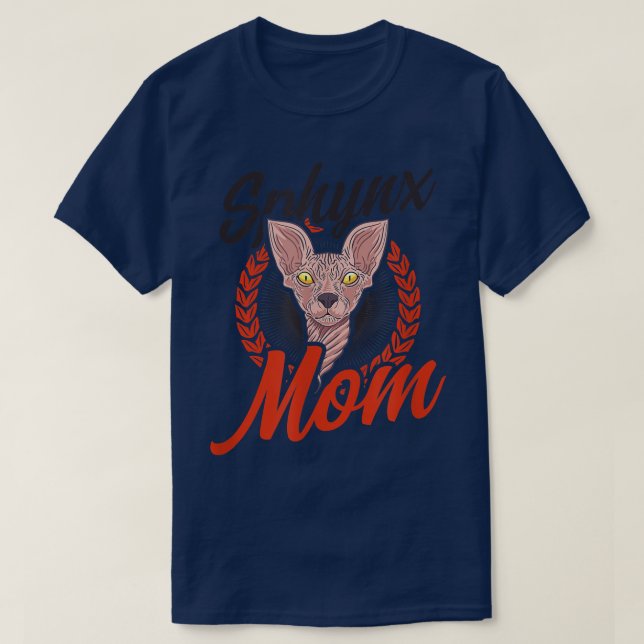 Camiseta Sphyn Mãe Design Sphyn Cat (Frente do Design)