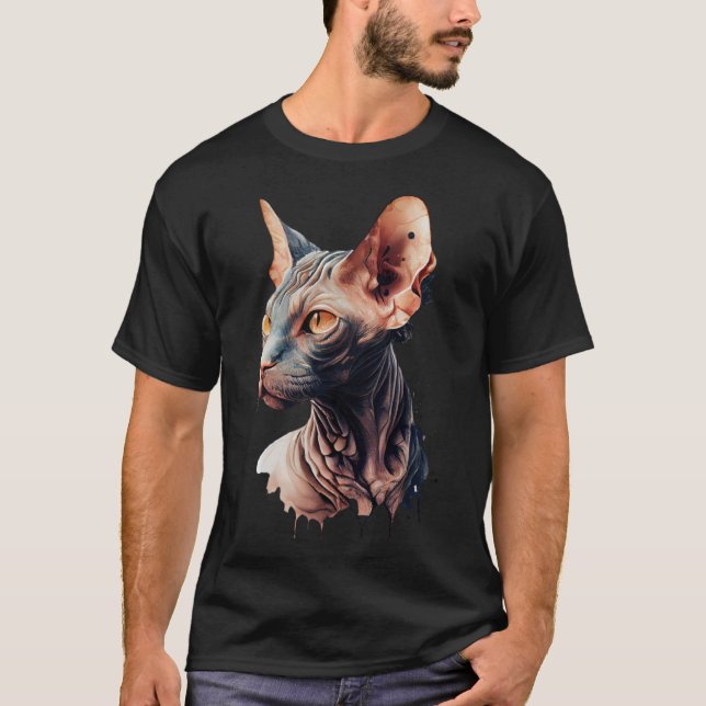 Camiseta Sphynx Cat (Frente)