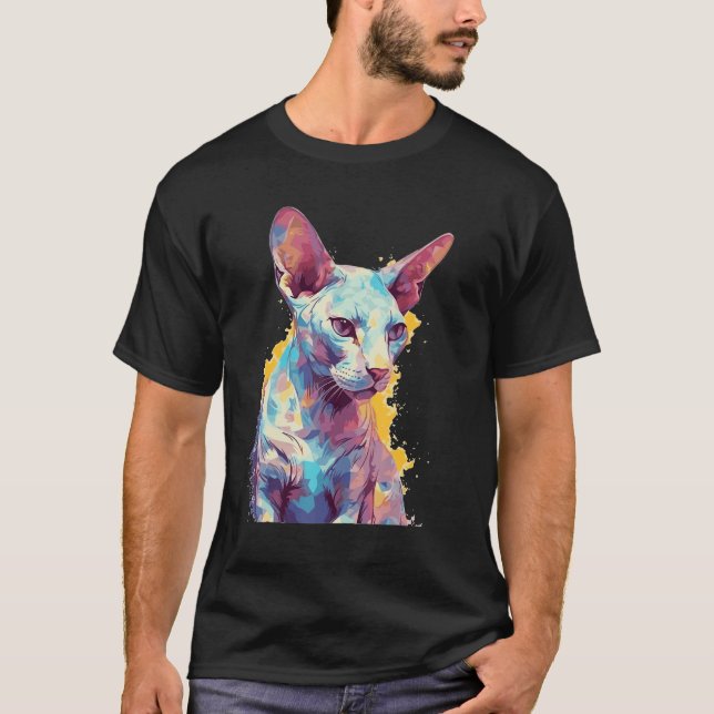 Camiseta Sphynx Cat 1 (Frente)
