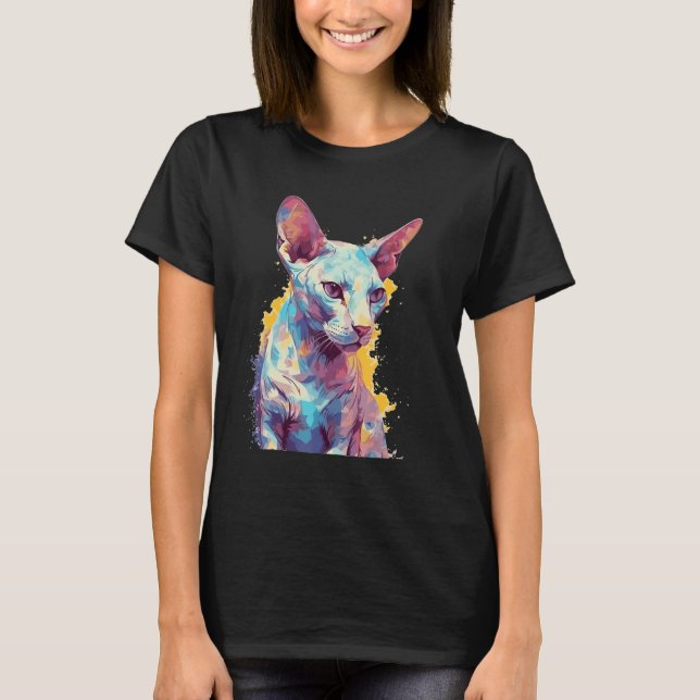 Camiseta Sphynx Cat 1 (Frente)