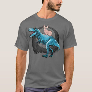 Camiseta Sphynx Cat Andando Um TRex