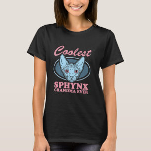 Camiseta Sphynx Cat Avó Sem Cabelo Proprietário de Gatos Sp