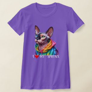 Camiseta Sphynx Cat Love