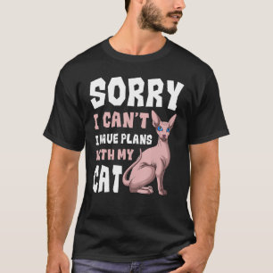 Camiseta Sphynx Cat Owner Breeder, Pet Sem Cabelos