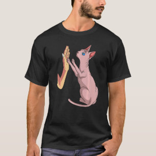 Camiseta Sphynx Cat Owner, Proprietário da Mão, Criador Sem