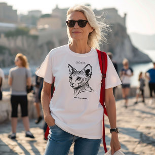 Camiseta Sphynx Cat Portrait