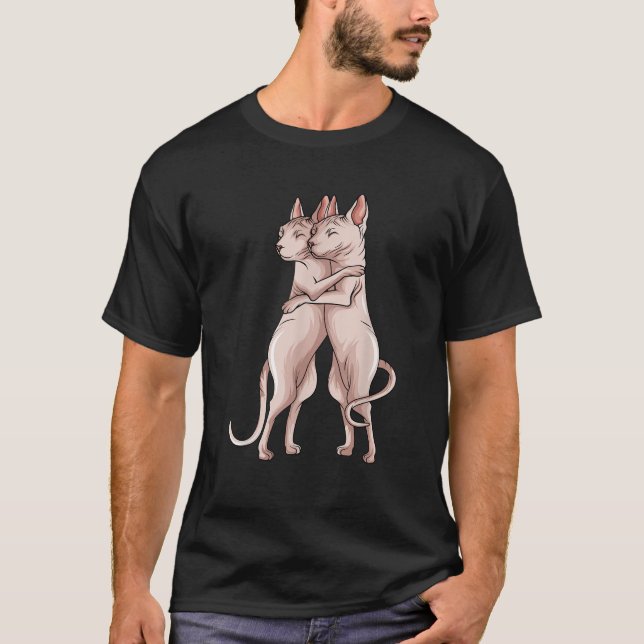 Camiseta Sphynx Cat Sphinx Hairless Cat Lovers Proprietário (Frente)