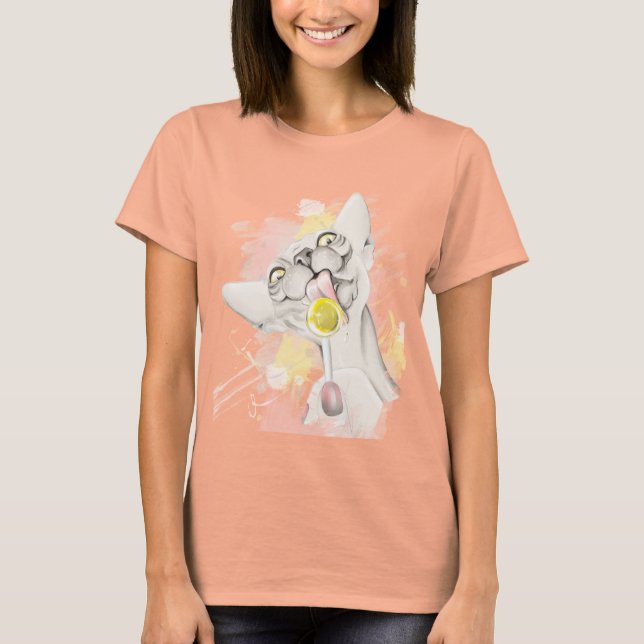 Camiseta Sphynx cat Sweet Life (Frente)