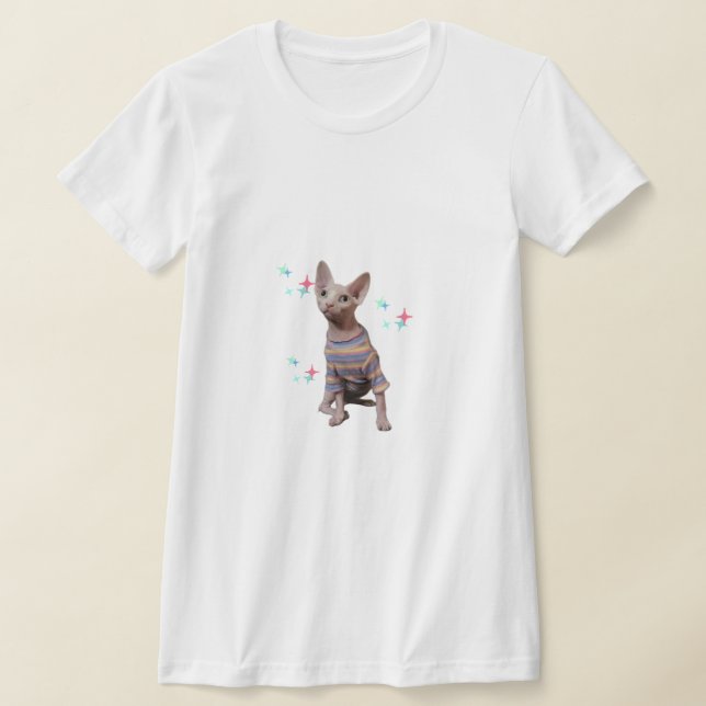 Camiseta Sphynx Cat T-Shirt (Postura )