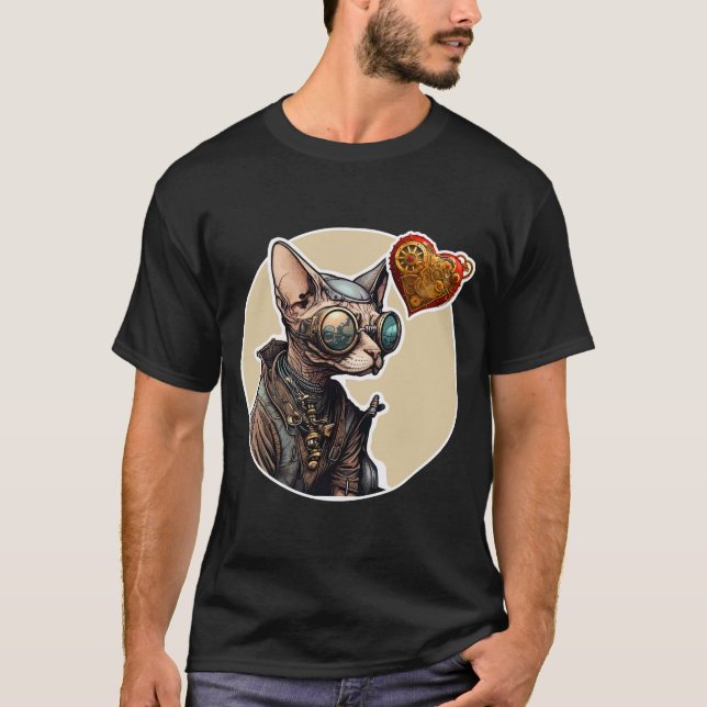 Camiseta Sphynx Cat T-Shirt (Frente)