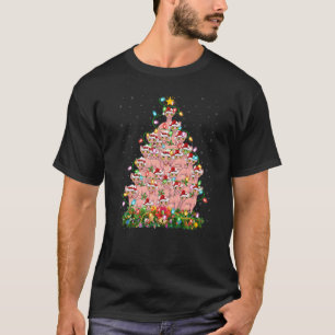 Camiseta Sphynx Cat Xmas Lights Papais noeis Sphynx Cat Nat