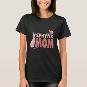 Camiseta Sphynx Mãe Gato Mãe Sem Cabelos Gatos Gatinhos Gar