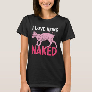 Camiseta Sphynx Mamãe Sphynx Sem Cabeça Cat Mãe Sphynx Kitt