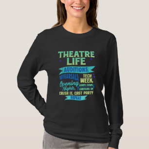 Camiseta Spian do Ator Musical do Ator do Nerd da atriz