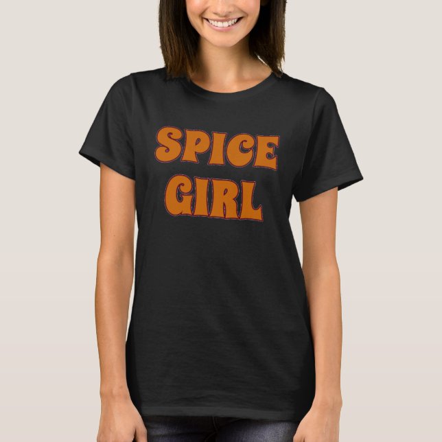 Camiseta Spice Girl Cai Pumpkin Trendy Graphic (Frente)