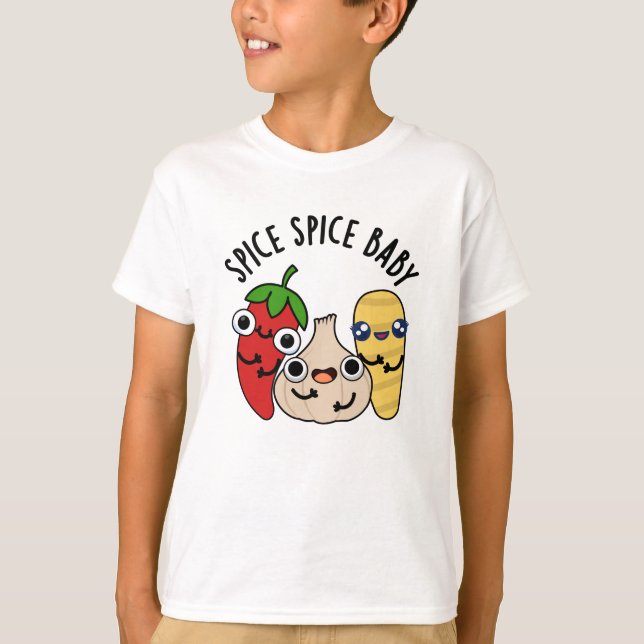 Camiseta Spice Spice Baby Engraçado Comida Pun (Frente)