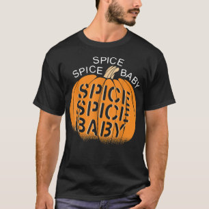 Camiseta Spice Spice Baby Halloween Pumpkin Engraçado T-shi