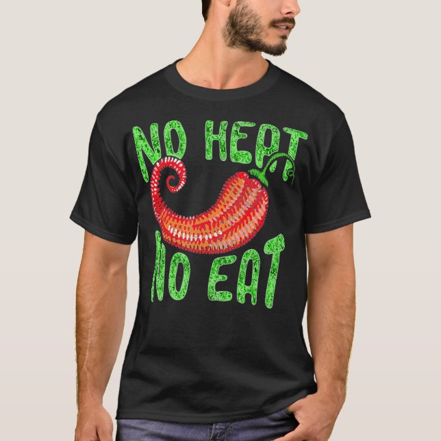 Camiseta Spicy Chili Scoville Spice Lover Sem Calor Não (Frente)