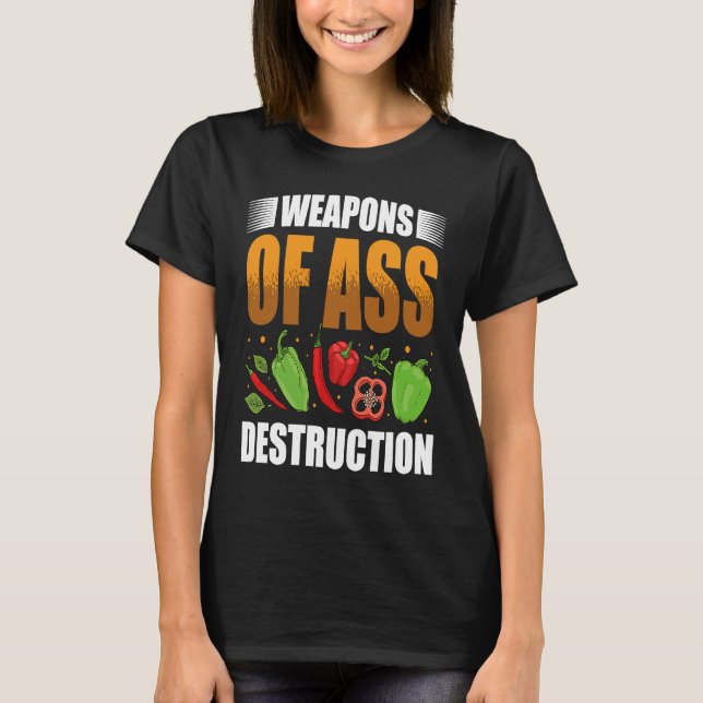 Camiseta Spicy Food Flavor Seasoning Chili Lover (Frente)