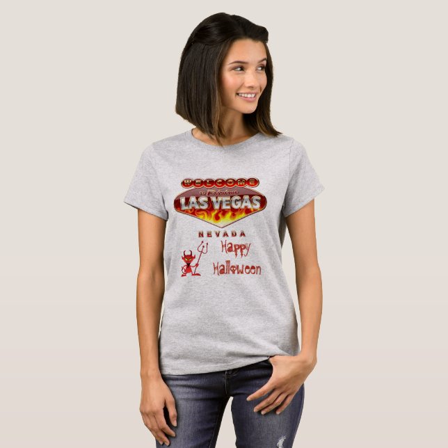 Camiseta Spicy Las Vegas Halloween (Frente Completa)
