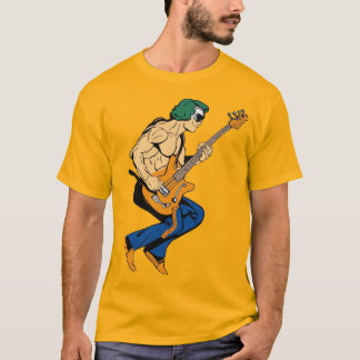 Camiseta Spicy Serenade: Pepper Chili Guitarist Sticker Des