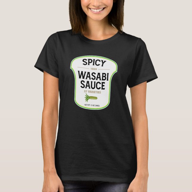 Camiseta Spicy Wasabi Sauce Halloween Coice (Frente)