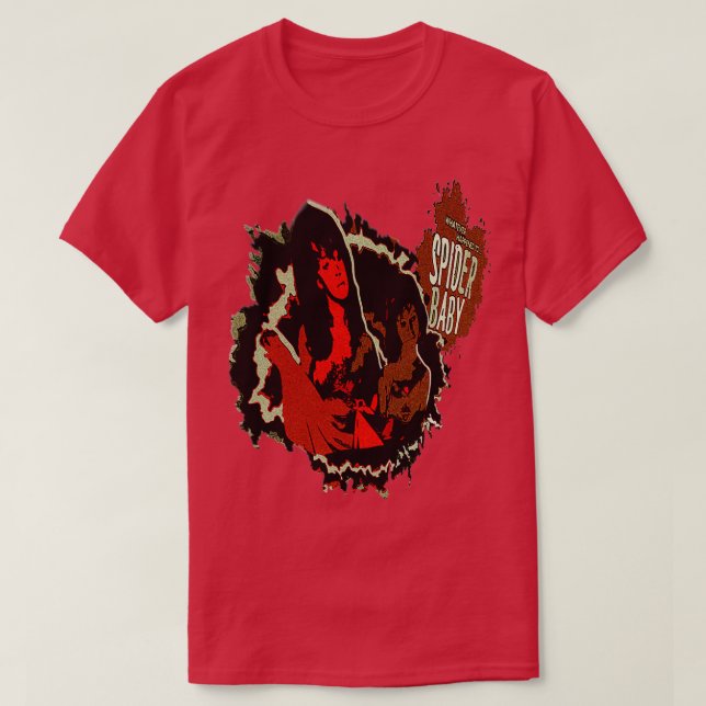 Camiseta Spider Baby (Frente do Design)