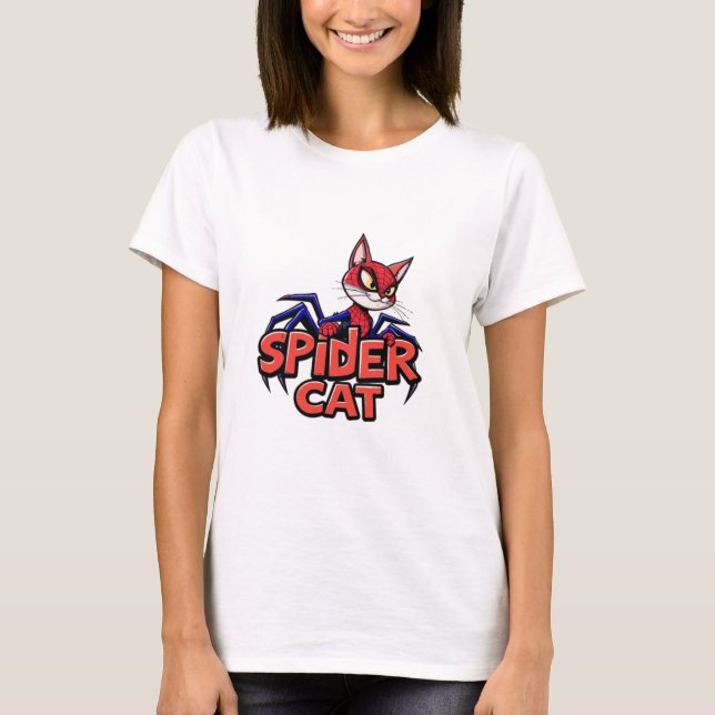 Camiseta Spider Cat (Frente)