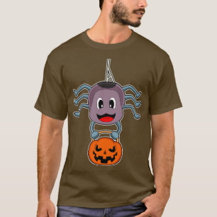 Camiseta Spider Halloween Bodybuilder Dumbbell