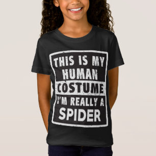 Camiseta Spider Halloween Figurume Engraçado Aranha Fantasi