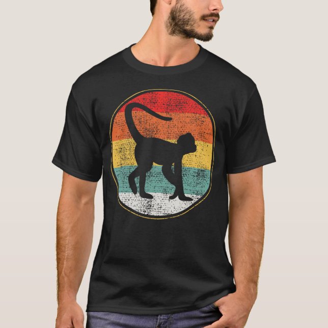 Camiseta Spider Monkey Retro Vintage (Frente)
