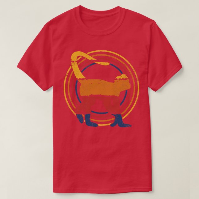 Camiseta Spider Monkey Vintage (Frente do Design)