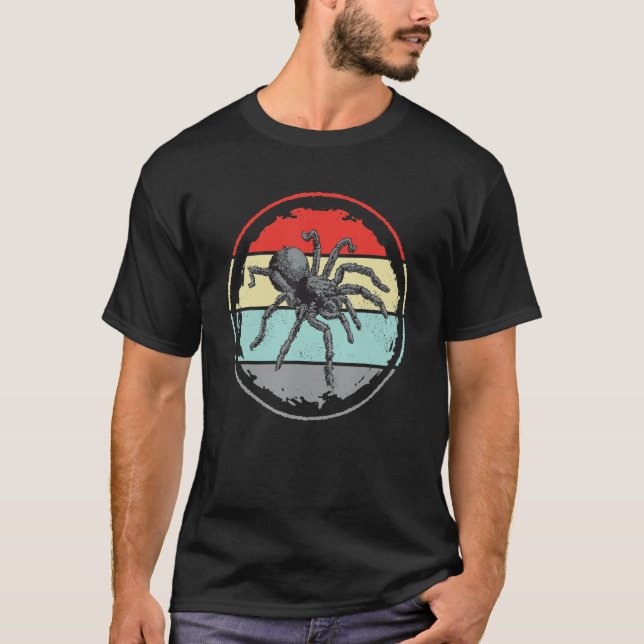 Camiseta Spider Terrarium Retro Goliath Spider Tarantula (Frente)