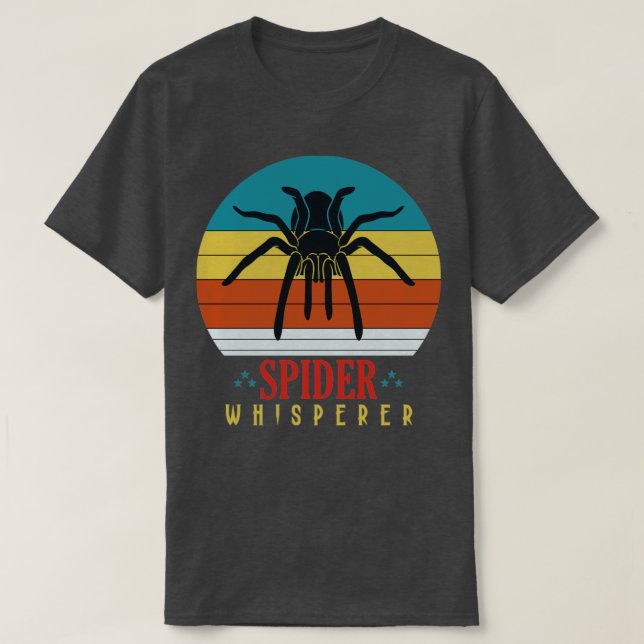 Camiseta Spider Whperer Tarantula Animal Spider (Frente do Design)