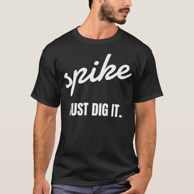 Camiseta Spike Just Dig It Funny (Frente)