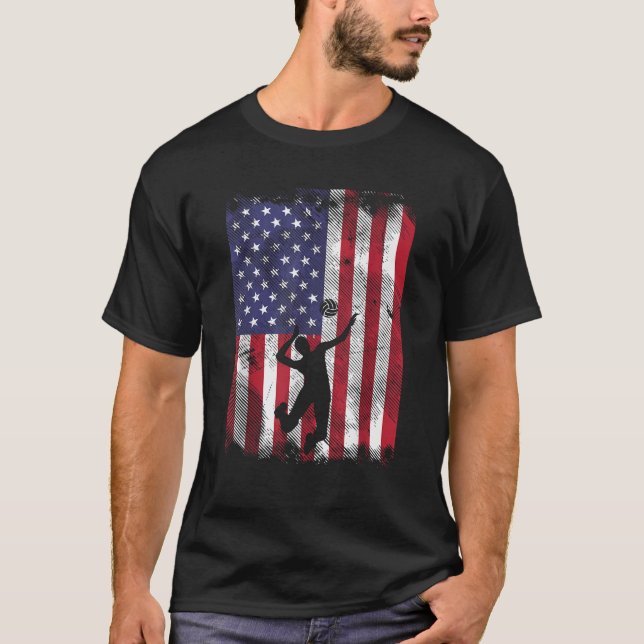 Camiseta Spiker Vintage Patriotic Men Wo (Frente)