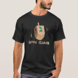 Camiseta Spin Game Hanukkah Dreidel Chanukah Juew<br><div class="desc">Jogo de Spin Hanukkah Dreidel Chanukah judeu.</div>