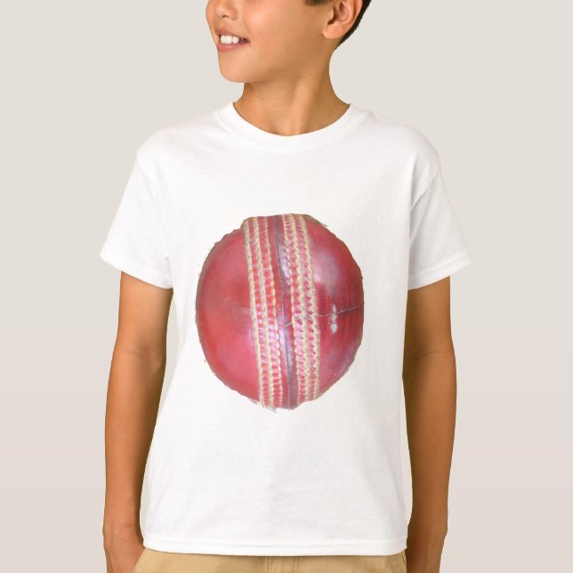 Camiseta Spin Master's Sphere: Uma bola de críquete esquerd (Frente)
