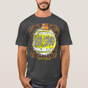 Camiseta Spina Bifida Consciência Acreditam no ornamento Le